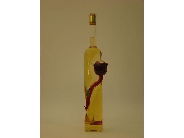 Hengeres dszveg, kvl csavart rzsaszl vrsborral tltve