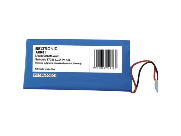 Seltronic Lithium akkumultor T7036-os hordozhat TV-hez